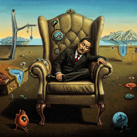 Salvador Dalí's Power Nap